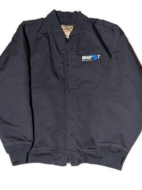WearGuard Men's Work Bomber Jacket Size L Quilted Lined Bigfoot Dadcore
